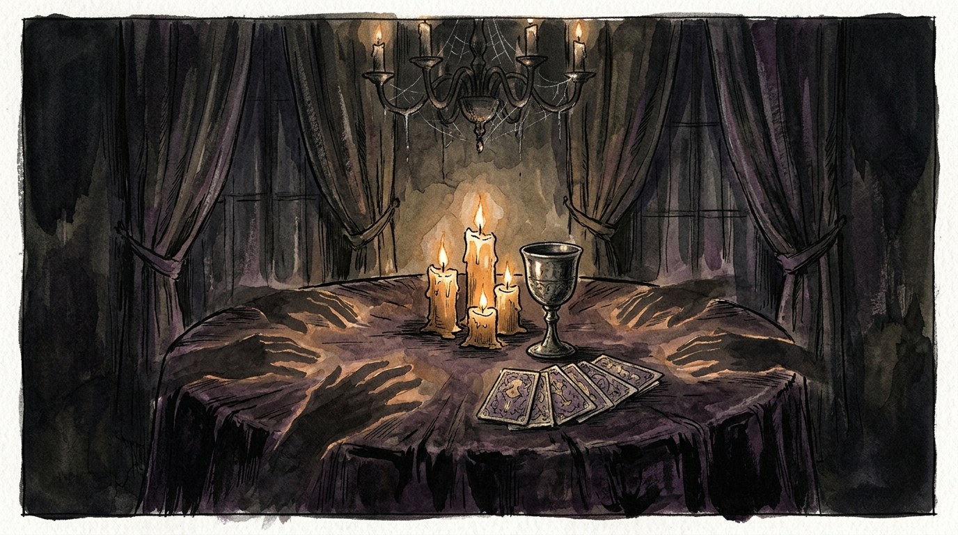 Die letzte Séance – Krimidinner, Titelbild