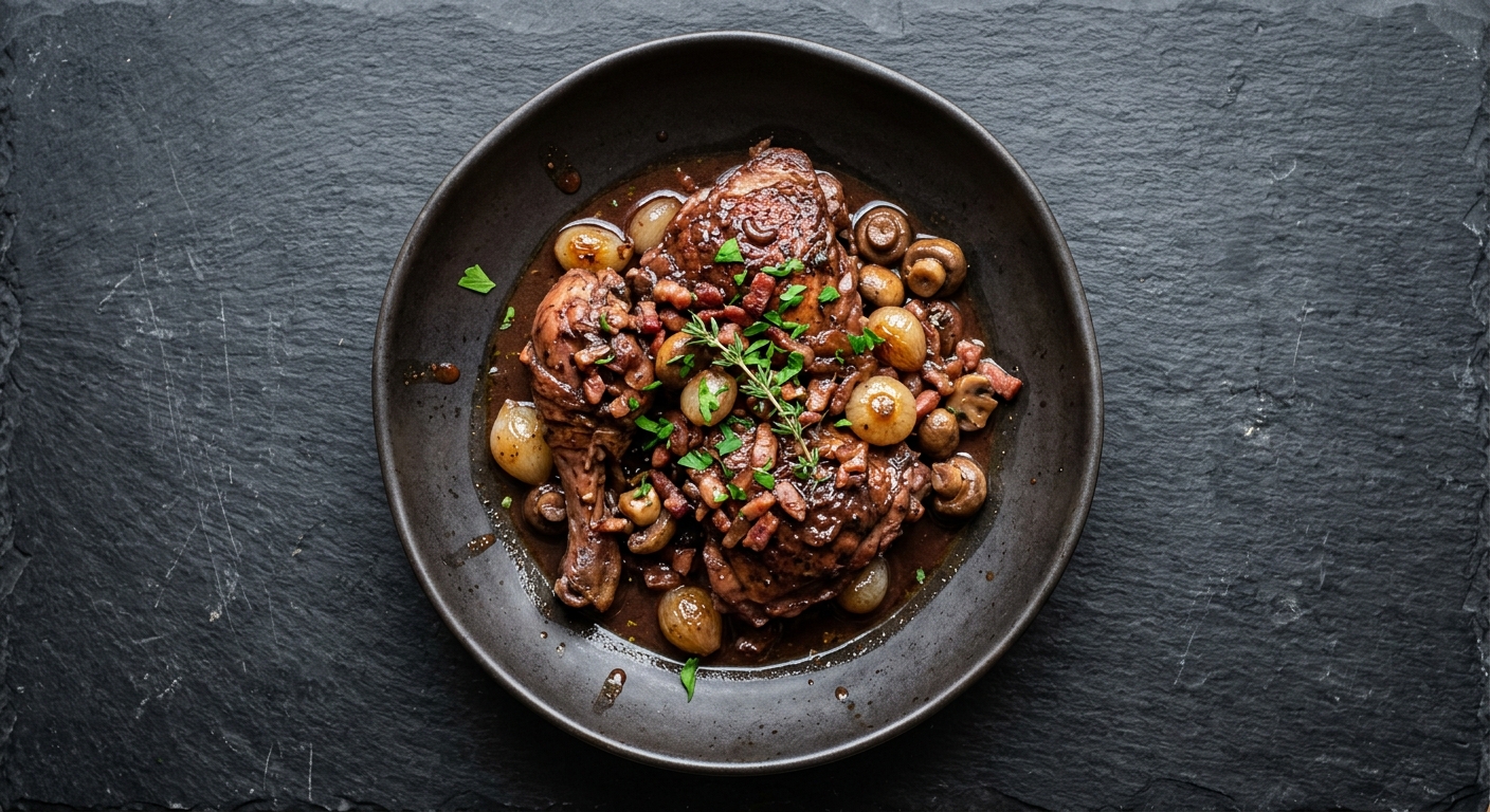 Coq au Vin – Hauptgang