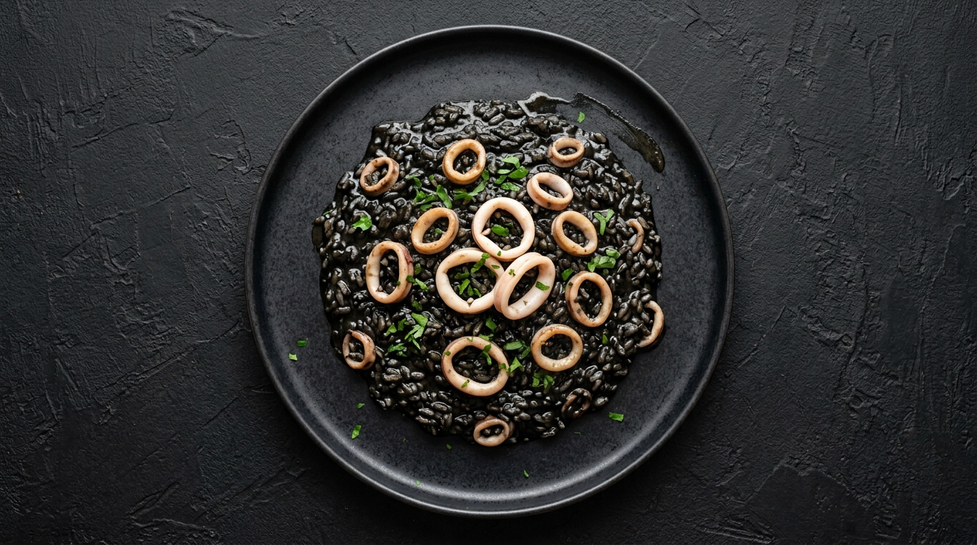 Risotto al Nero di Seppia – Hauptgang