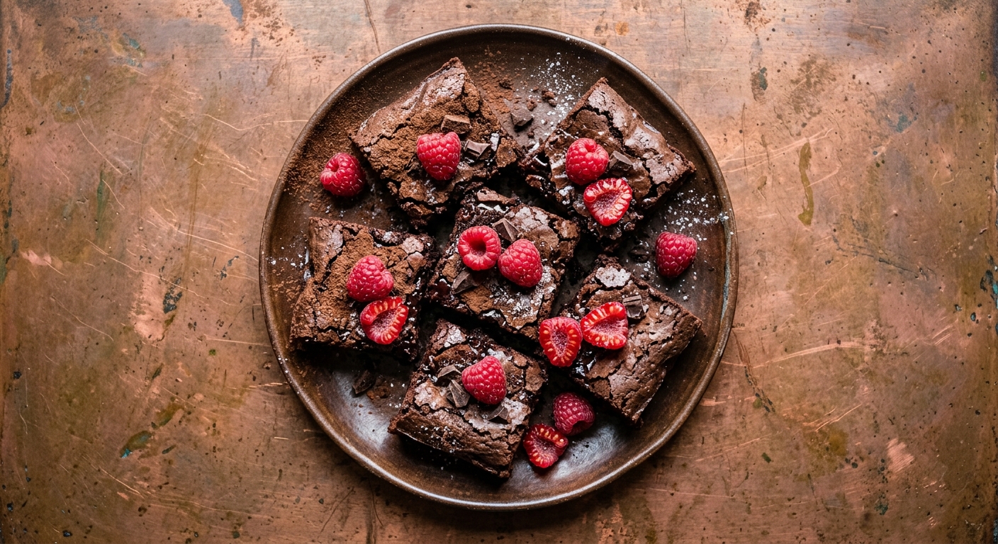 Schoko-Brownies „Roter Planet“ – Dessert